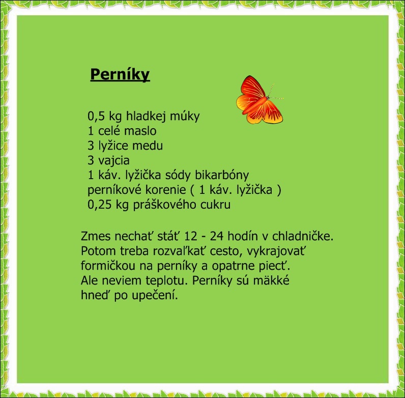 perníky