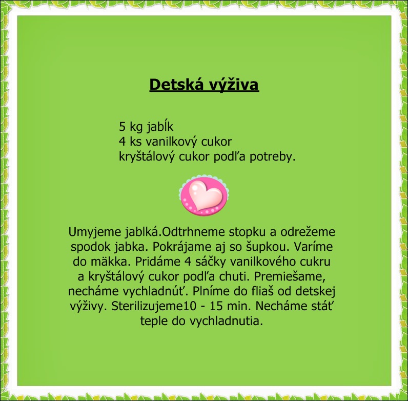 detska výživa