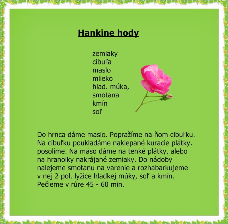 hankine hody